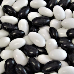 Tuxedo Black & White Jordan Almonds  3.5 lbs Jumbo Container