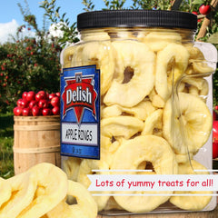 Dried Apple Rings  24 OZ Jumbo Container