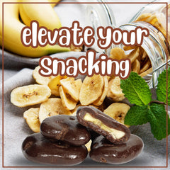 Dark Chocolate Covered Banana Chips