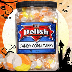 Candy Corn Style Taffy Chews , 18 OZ Jumbo Container