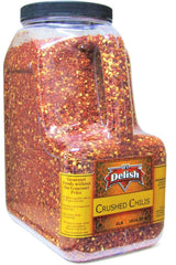 Dried Crushed Chilies Red Pepper Flakes – 4 LB Gallon Size Jug