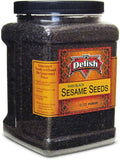 Whole Black Sesame Seeds  2 LBS Jumbo Reusable Container