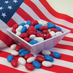 Patriotic Jordan Almonds Medley  5 lbs