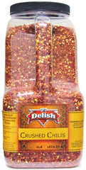 Dried Crushed Chilies Red Pepper Flakes – 4 LB Gallon Size Jug