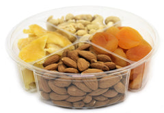 asorted Fruit & Nut 4-Section Gifttray