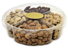 Gourmet Nuts Sampler Classy Gift Tray 4-Section