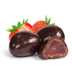 Dark Chocolate Covered Dried Strawberries