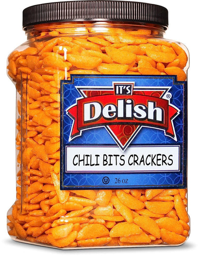 Oriental Chili Bits Rice Crackers  26 OZ Jumbo Container