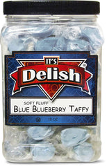 Blue Blueberry Flavored Taffy  18 OZ Jumbo Container