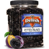 Dried Pitted Prunes Unsweetened 3 Lbs Jumbo Container
