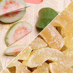 Dried Guava Slices, 2 LBS Jumbo Reusable Container