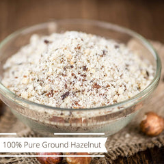 Ground Hazelnuts -28 OZ | JUMBO REUSABLE CONTAINER