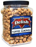 Toffee   Almonds 2.4 LB Jumbo  Container Jar