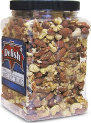 Raw Mixed Nuts with No Peanuts , 2 lbs  Jumbo  Jar