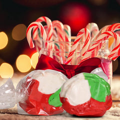 Christmas Peppermint Taffy Chews