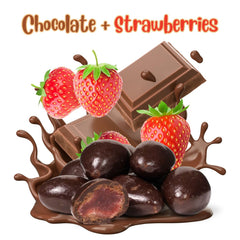 Dark Chocolate  Dried Strawberries  55 oz Jumbo Container