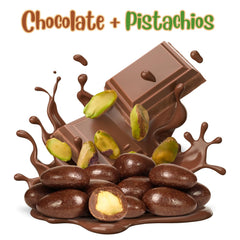 Milk Chocolate Covered Pistachios   48 OZ Jumbo Container