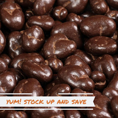 Dark Chocolate Covered Walnuts , 48 OZ Jumbo Container