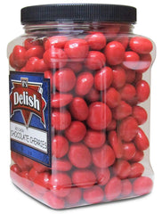 Red Chocolate Covered Cherries, 3 lbs | Jumbo Jar