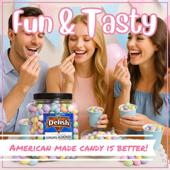 Assorted Jordan Almonds, 3.5 lbs Jumbo Container | Pastel Colors