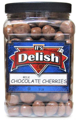 Milk Chocolate Covered Cherries | 3 lbs Jumbo Reusable Container