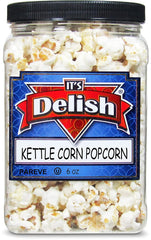 Kettle Corn Popcorn  6 Oz Jumbo Container