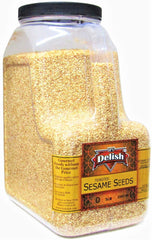 Toasted Whole Sesame Seeds - 5 LB Gallon Size Container Jug