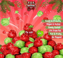 Holiday Red & Green Popcorn