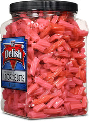 Pink Lemonade Licorice Bits  2.5 LBS  Jumbo Container Jar