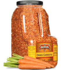 Dried Carrots, 5 lbs  Gallon Size