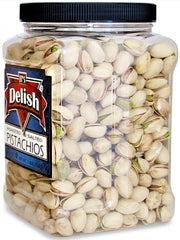 Roasted Salted Pistachios with Sea Salt , 1.6 LBS | Jumbo Jar