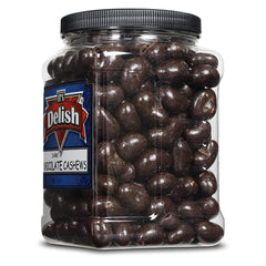 Dark Chocolate Covered Cashews 3 LBS Jumbo Container