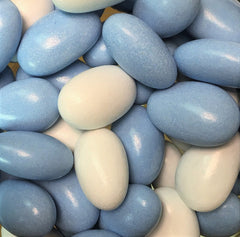 BLUE & WHITE JORDAN ALMONDS