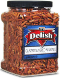 Glazed Silvered Almonds 36 Oz Jumbo  Jar