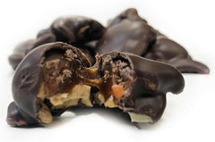 Macadamia Caramel Clusters with Dark Chocolate