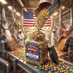 Rainbow Boston Beans 3 lbs  Jar DLX