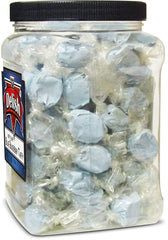 Blue Blueberry Flavored Taffy  18 OZ Jumbo Container