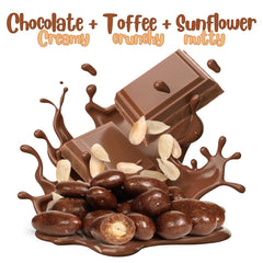 Milk Chocolate Toffee Coated Sunflower   54 OZ Jumbo Container