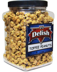 Toffee Coated Peanuts  - 2.5 LBS Jumbo Reusable Container Jar