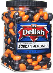 Halloween Black & Orange Jordan Almonds 3.5 lbs Jumbo