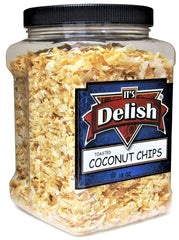 Toasted Sweetened Coconut Chips – 18 OZ | Jumbo Jar