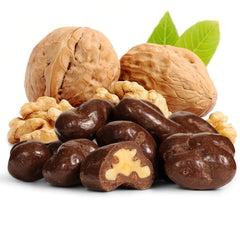 Milk Chocolate Covered Walnuts  48 Oz Jumbo Container