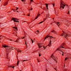 Sweet & Sour Strawberry Licorice Bits , 2.5 LBS Jumbo  Jar