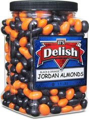 Halloween Black & Orange Jordan Almonds 3.5 lbs Jumbo