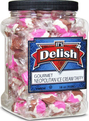 Neapolitan Ice Cream Taffy Chews 18 Oz Jumbo Jar