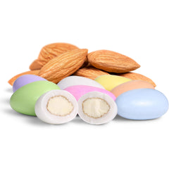 Assorted Jordan Almonds, 3.5 lbs Jumbo Container | Pastel Colors