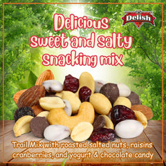 Deluxe Trail Mix with Greek Yogurt, Chocolate, Fruit and Nuts