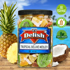 Tropical Deluxe Dried Mixed Fruit - 40 OZ Jumbo Container