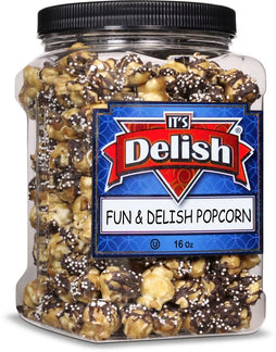 Caramel Fun & Delish Popcorn — Jumbo Jar
