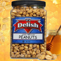 Honey Roasted Peanuts, 36 Oz Reusable Jumbo Container